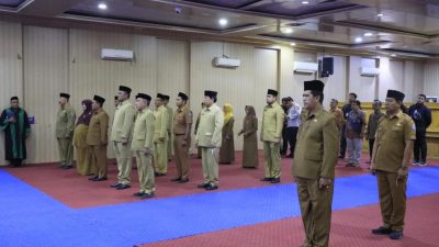 Pengambilan Sumpah Jabatan dan Pelantikan Pejabat Administrator dan Pejabat Pengawas di Lingkungan Pemko Binjai