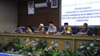Rapat Pelaksanaan Safari Ramadhan Pemerintah Kota Binjai Tahun 2024
