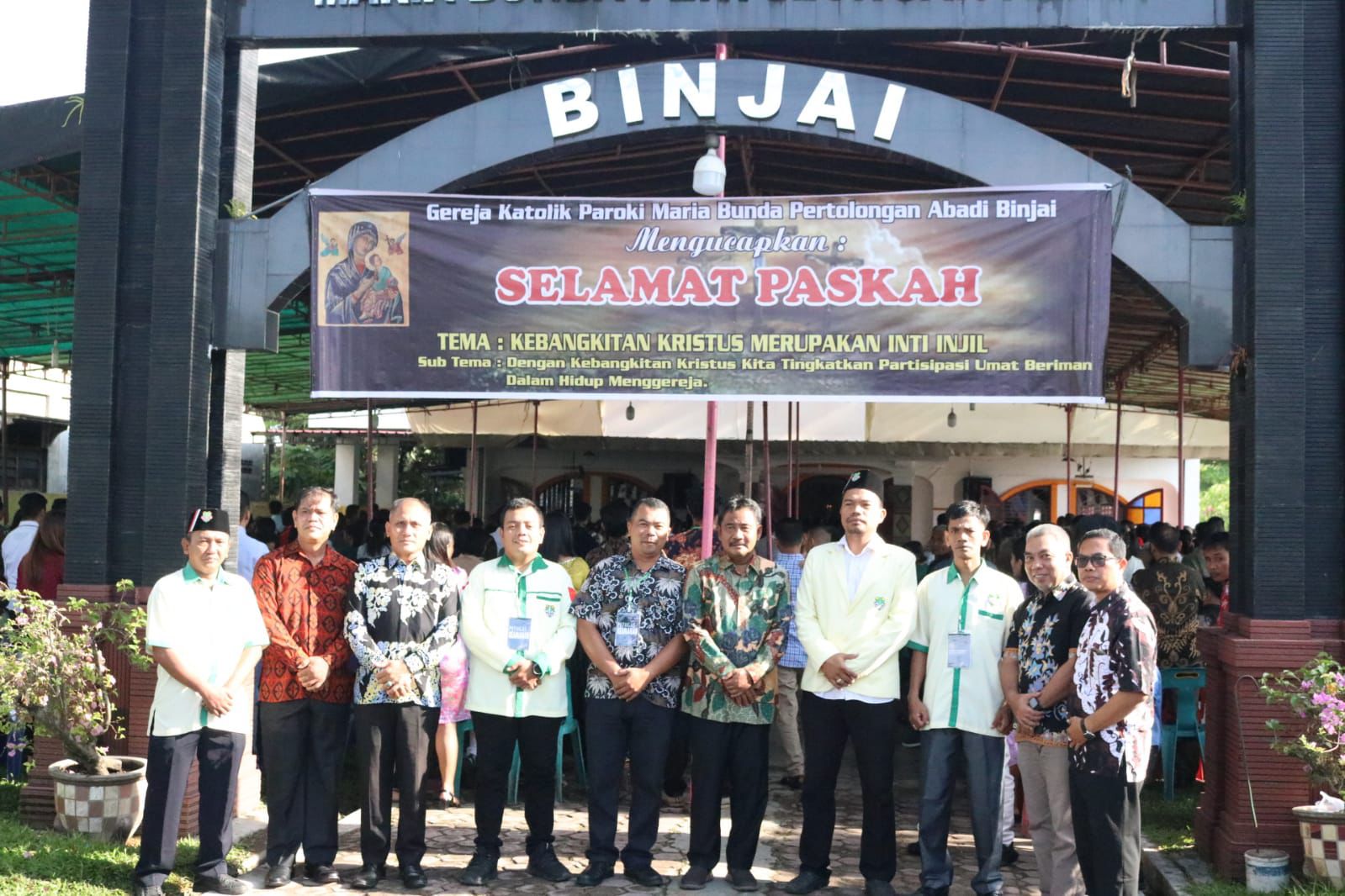 Hadiri Perayaan Paskah, Wali Kota Binjai Ajak Masyarakat Untuk Saling Mengasihi