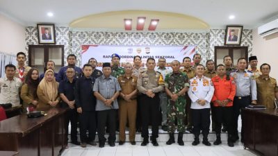 Rapat Koordinasi Lintas Sektoral Tingkat Provinsi Dalam Rangka Pengamanan Idul Fitri 1445 H Tahun 2024