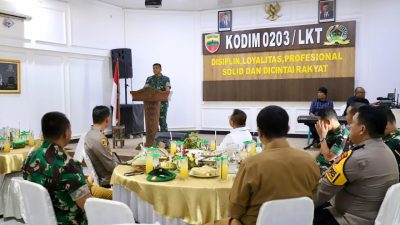 Pererat Silaturahmi, Wakil Wali Kota Binjai Hadiri Halalbihalal Bersama DANREM 022/PT