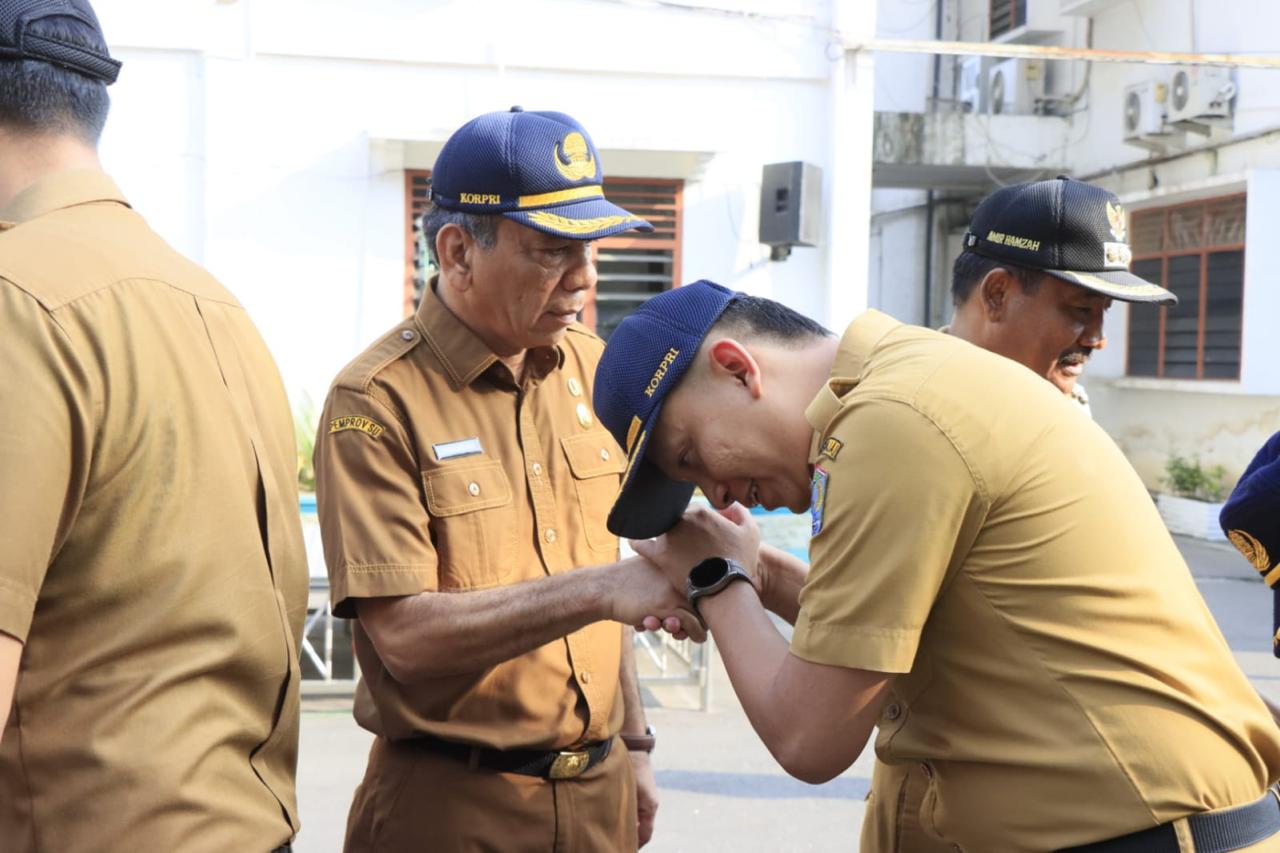 Pemko Binjai Gelar Apel Gabungan dan Halalbihalal