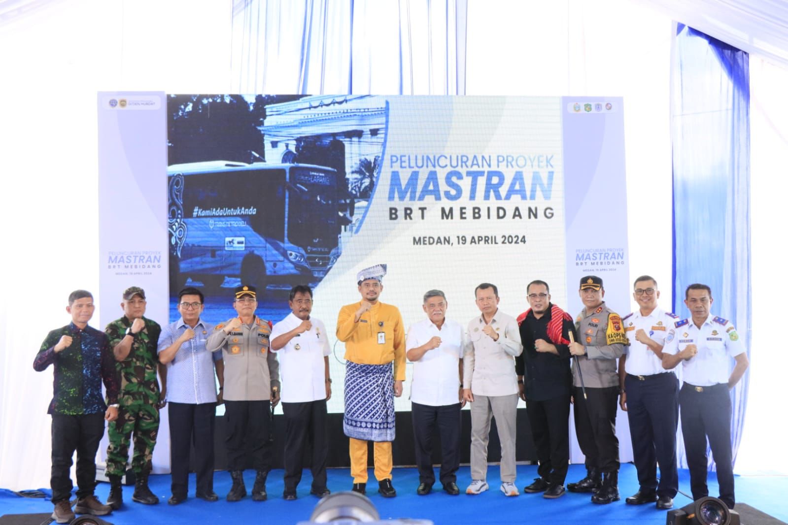 Dukung Optimalisasi Transportasi Publik, Wali Kota Binjai Hadiri Peluncuran BRT Mebidang