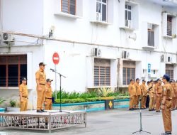 Pimpin Apel Gabungan, Staf Ahi Wali Kota Minta Disnaker Binjai Fokus Kurangi Angka Pengangguran