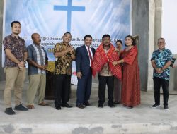 Dukung Pembangunan GBKP Tanah Merah, Pemko Binjai Serahkan Bantuan Dana Hibah