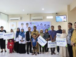 Peringati Hari Buruh, Pemko Binjai Bersama BP Jamsostek Berikan Santunan Kepada Ahli Waris