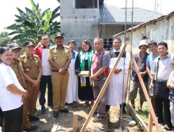 Wali Kota Binjai Menghadiri Peletakan Batu Pertama Ruang Konsistori Gereja HKI Kota Binjai