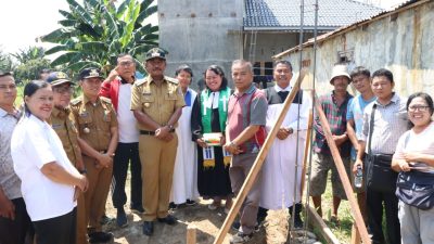 Wali Kota Binjai Menghadiri Peletakan Batu Pertama Ruang Konsistori Gereja HKI Kota Binjai