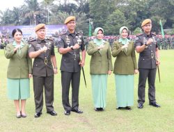 Kaban Kesbangpol Kota Binjai Hadiri Sertijab Komandan Batalyon Arhanud II/WBY
