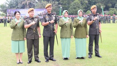 Kaban Kesbangpol Kota Binjai Hadiri Sertijab Komandan Batalyon Arhanud II/WBY