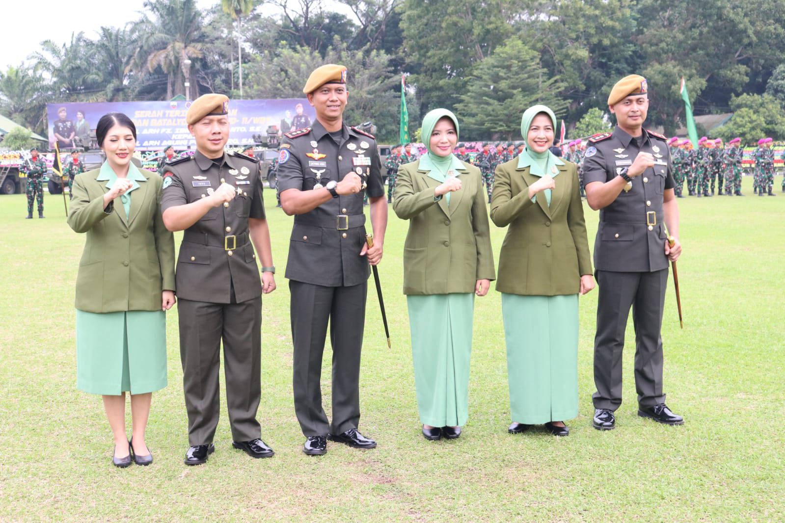 Kaban Kesbangpol Kota Binjai Hadiri Sertijab Komandan Batalyon Arhanud II/WBY