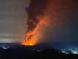Sumur Bor Minyak Ilegal Meledak di Aceh Timur
