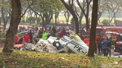 Pesawat Latih Jatuh, 3 Orang Tewas