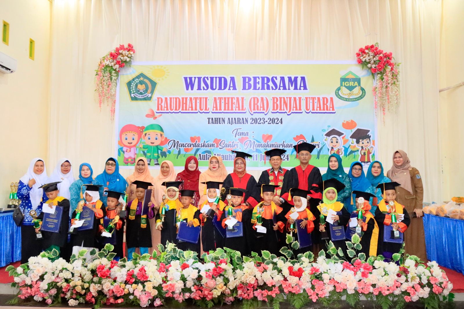 Wisuda Bersama Raudhatul Athfal Se-Kecamatan Binjai Utara