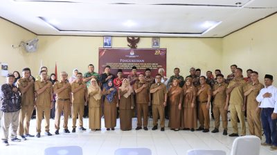 Hadiri Pengukuhan Sekretariat PPK Se-Kota Binjai, Kaban Kesbangpol: Junjung Tinggi Netralitas