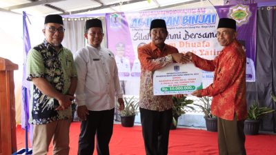 Wali Kota Binjai Serahkan Bantuan Untuk Pembangunan Sarana Prasarana Pendidikan Kepada Raudhatul Athfal