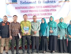 Monitoring Kelurahan Pelaksana Tertib Administrasi PKK Kota Binjai