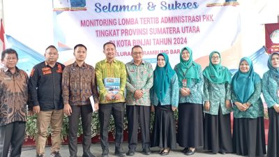 Monitoring Kelurahan Pelaksana Tertib Administrasi PKK Kota Binjai