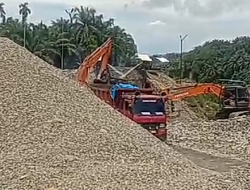 Oknum Brimob Bekingi Galian C Ilegal di Langkat