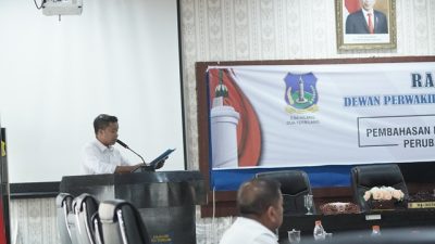 Penjabat Wali Kota Moetaqqien Hasrimi Sampaikan Nota Jawaban Atas Pandangan Umum Fraksi-fraksi DPRD Kota Tebing Tinggi