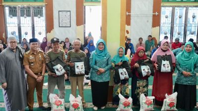 Komitmen Tingkatkan Kesejahteraan Masyarakat, Pemerintah Kota Binjai Beri Santunan Kaum Dhuafa dan Yatim
