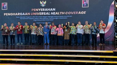 Komitmen Dukung Program Jaminan Kesehatan Nasional, Pemerintah Kota Binjai Terima Penghargaan UHC 2024