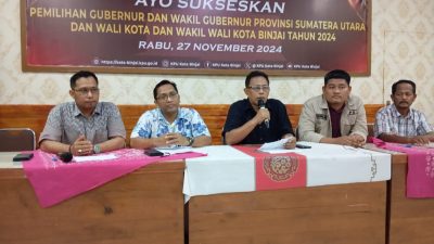 KPU Kota Binjai Umumkan Jadwal dan Aturan Pendaftaran Paslon