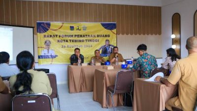 Pimpin Rapat Forum Penataan Ruang Kota Tebing Tinggi, Plt. Sekda Sebut RTRW Instrumen Penting Dalam Pembangunan Daerah