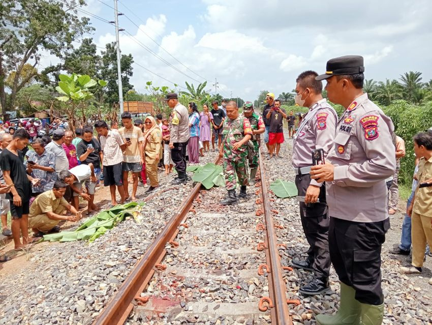 Tubuh IRT Terpotong 3, Ditabrak Kereta Api