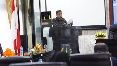 Penjabat Wali Kota Tebing Tinggi Sampaikan Dua Nota Jawaban Dalam Rapat Paripurna DPRD