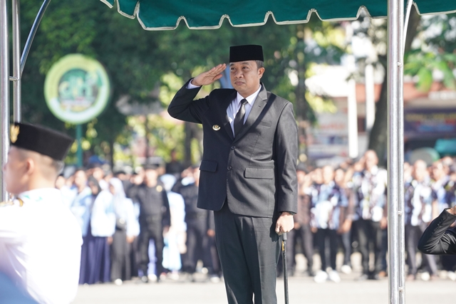 Pj. Wali Kota Tebing Tinggi Pimpin Upacara Peringatan Hari Sumpah Pemuda Ke-96 Tahun 2024
