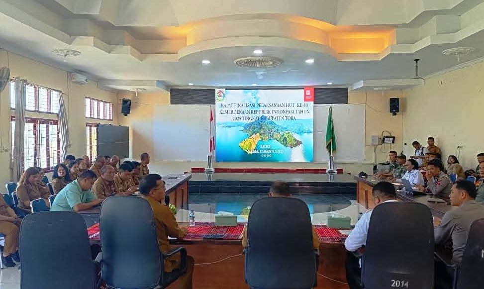 Kanwil Ditjen Sumut Menghadiri Rapat Finalisasi Persiapan HUT Yang Ke 80 di Toba