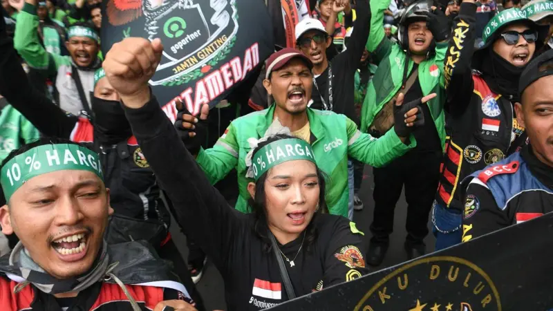 Aksi 17 September, Ojol Bersatu Desak Presiden Copot Menhub, Aplikasi Transportasi Jadi Sorotan