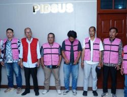 Kejatisu Tahan 8 Tersangka Dugaan Tipikor Pembangunan Dan Perbaikan Jalan Kabupaten Batubara 