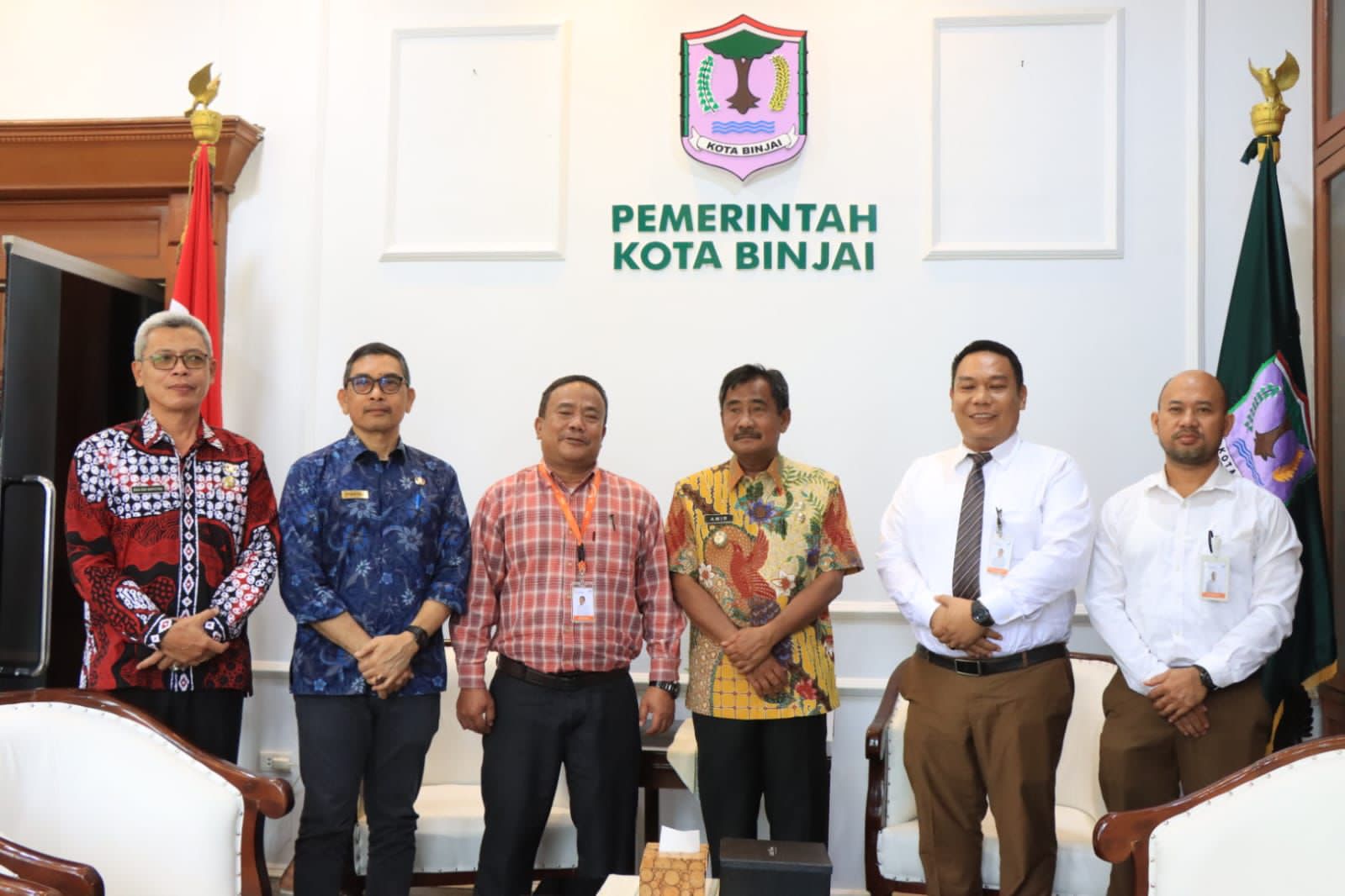 Wali Kota Binjai Terima Audiensi Kacab PT. Bank Sumut Binjai
