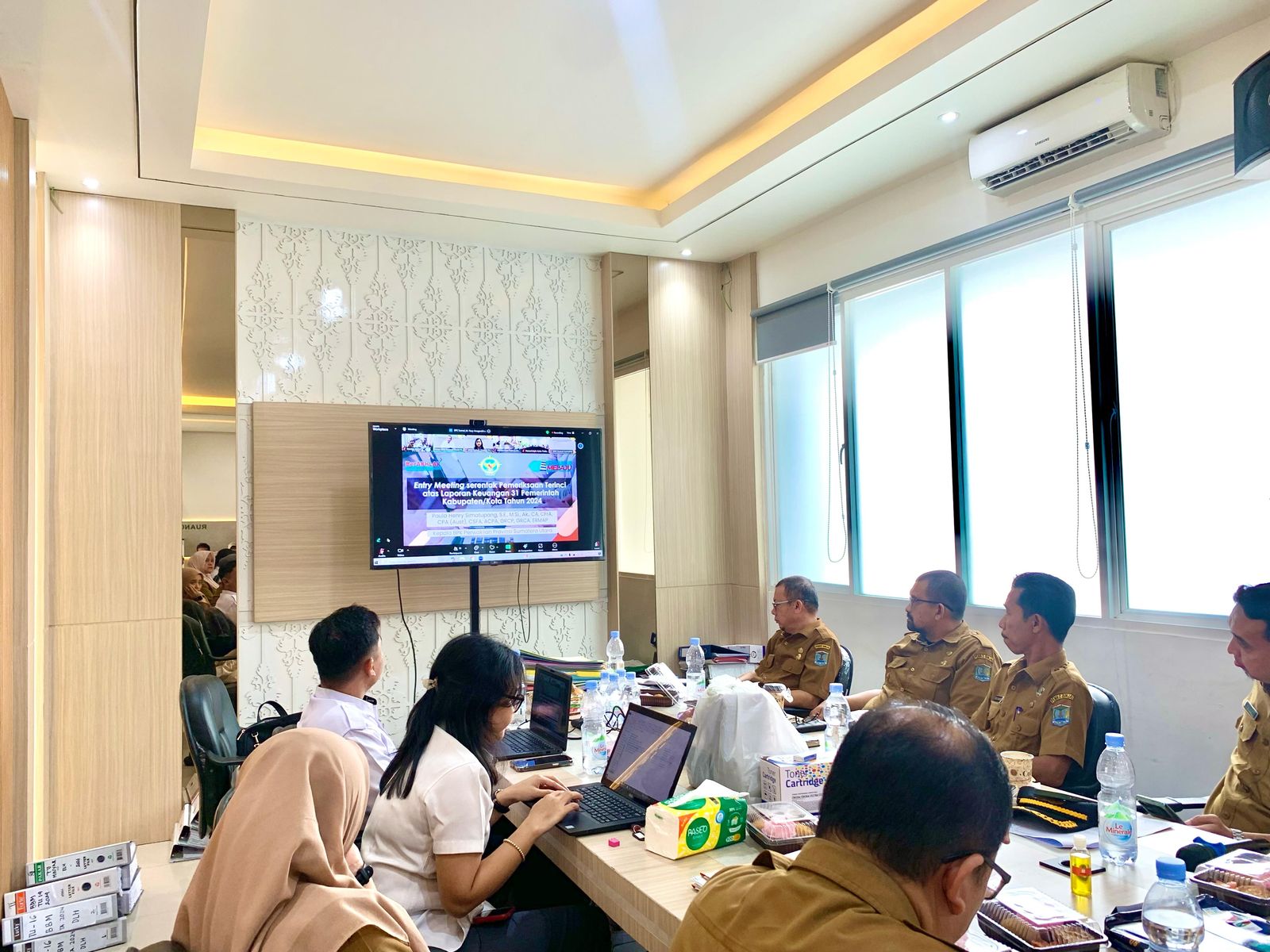 Pemko Binjai Ikuti Entry Meeting Pemeriksaan BPK RI Atas Laporan Keuangan Daerah Tahun 2024