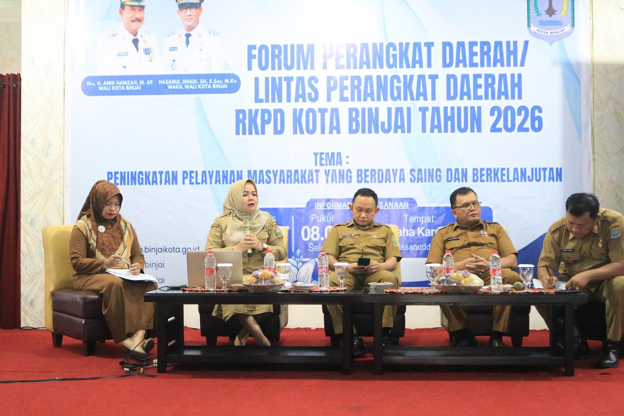 Wakil Wali Kota Binjai Buka Rapat Forum Perangkat Daerah Dalam Rangka Penyusunan RKPD Tahun 2026