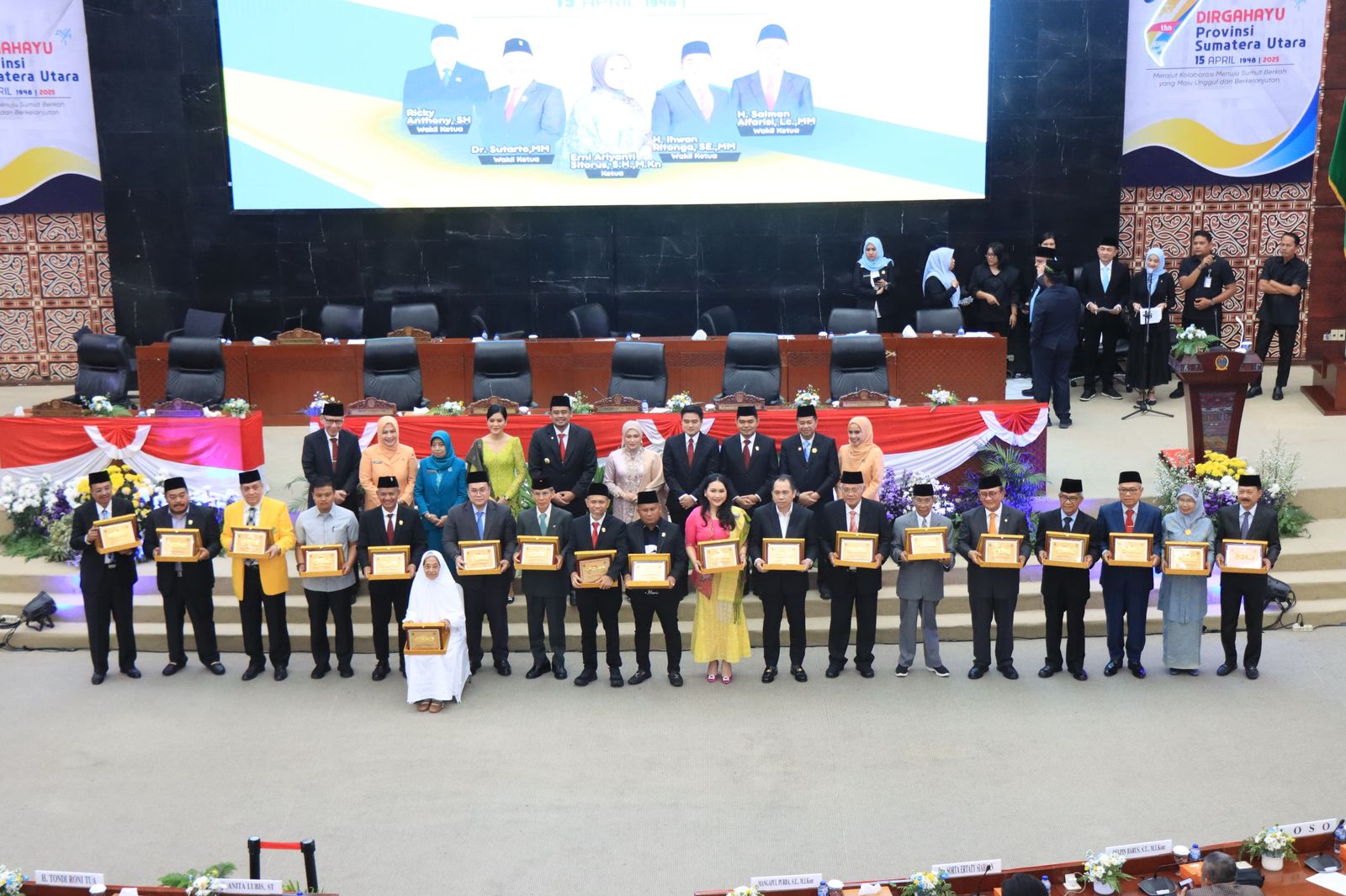Wakil Wali Kota Binjai Hadiri Rapat Paripurna HUT Provinsi Sumut Ke-77