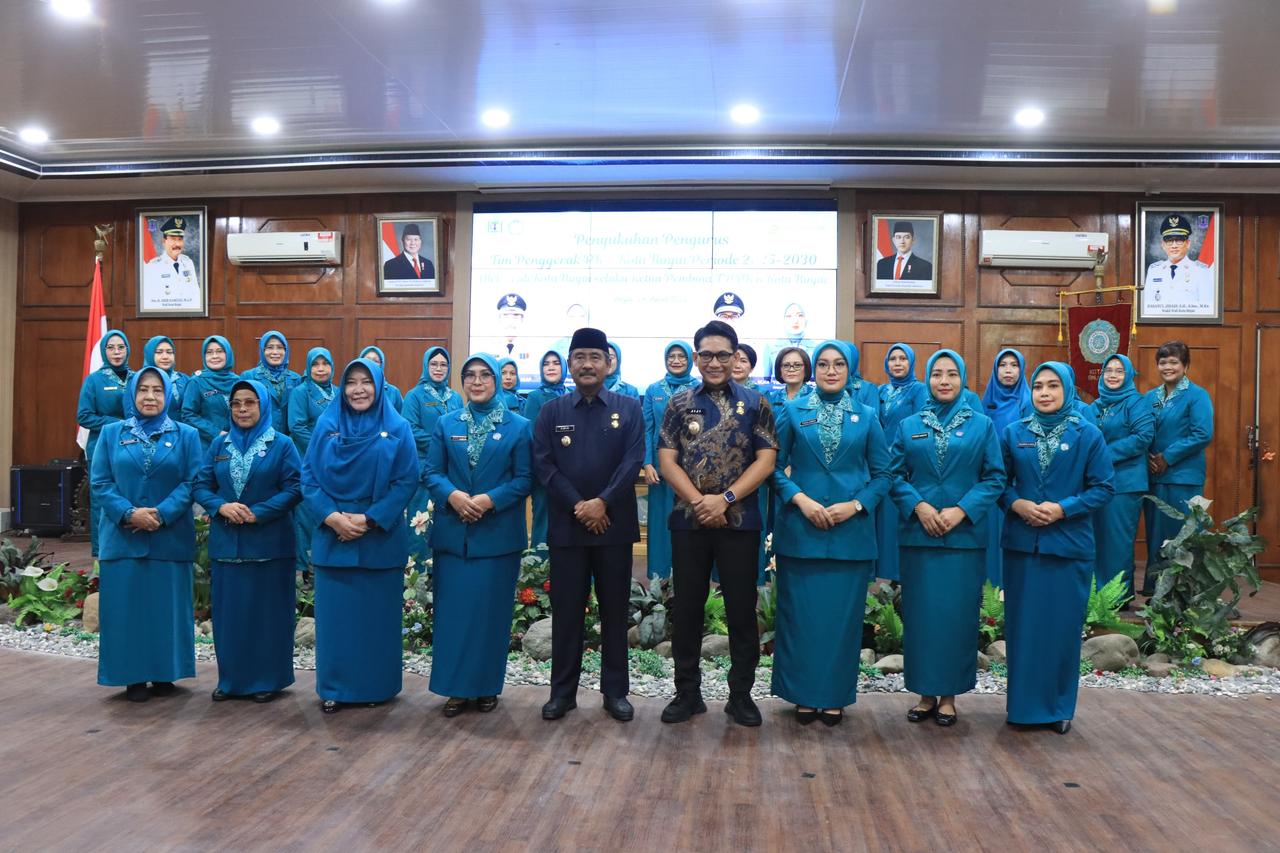 Wali Kota Binjai Lantik Ketua dan Pengurus Tim Penggerak PKK Kota Binjai