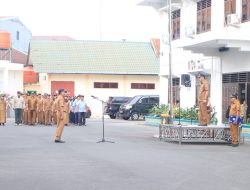 Setdako Binjai Pimpin Apel Gabungan Pemko Binjai