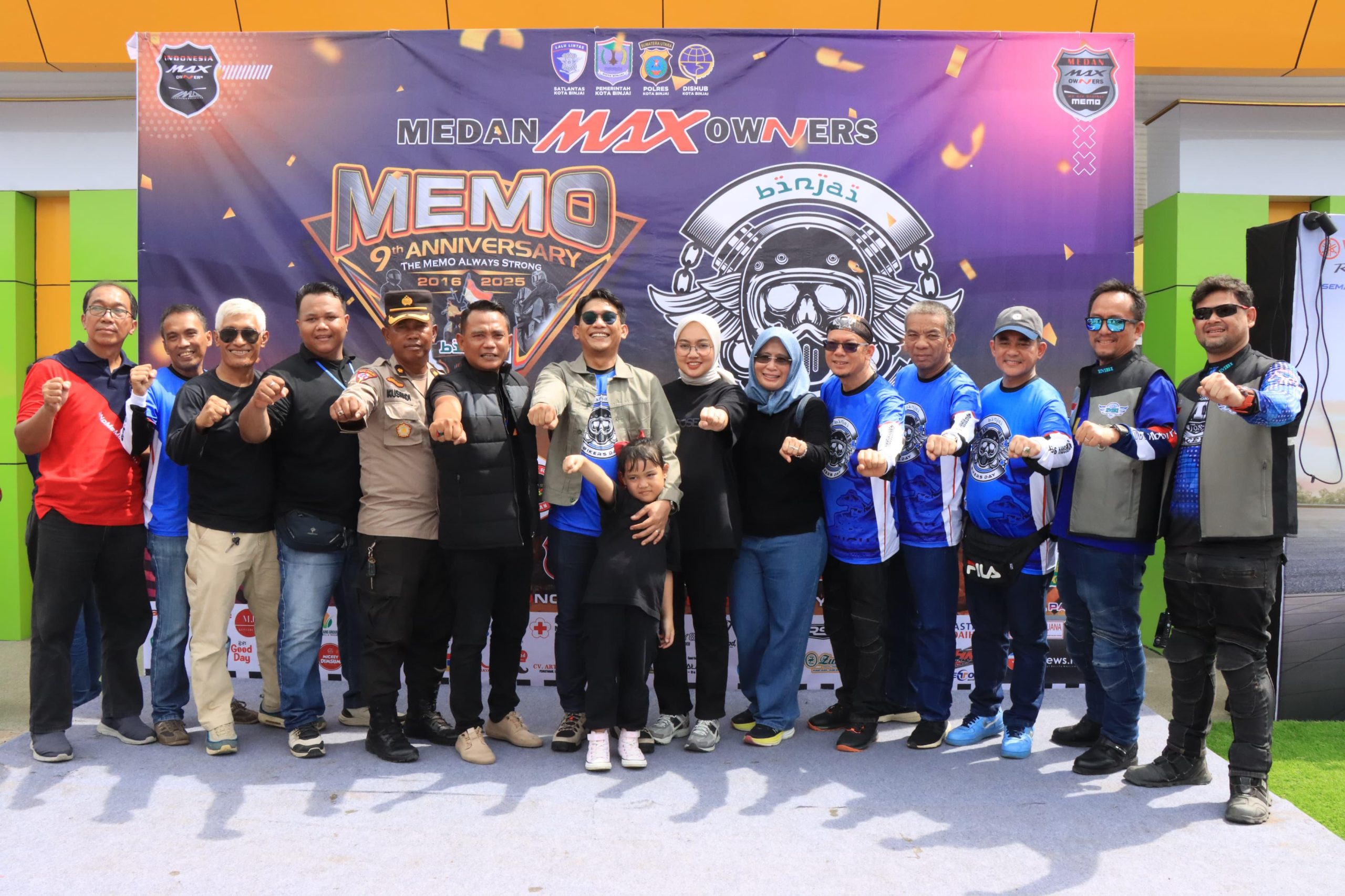 Hadiri Binjai Bikers Day 2025, Wakil Wali Kota: Binjai Adalah Kota Sahabat Bagi Semua Kalangan
