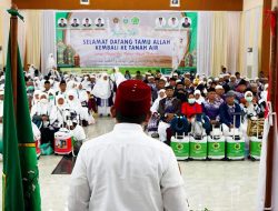 Wakil Wali Kota Binjai Sambut Jamaah Haji di Asrama Haji Medan
