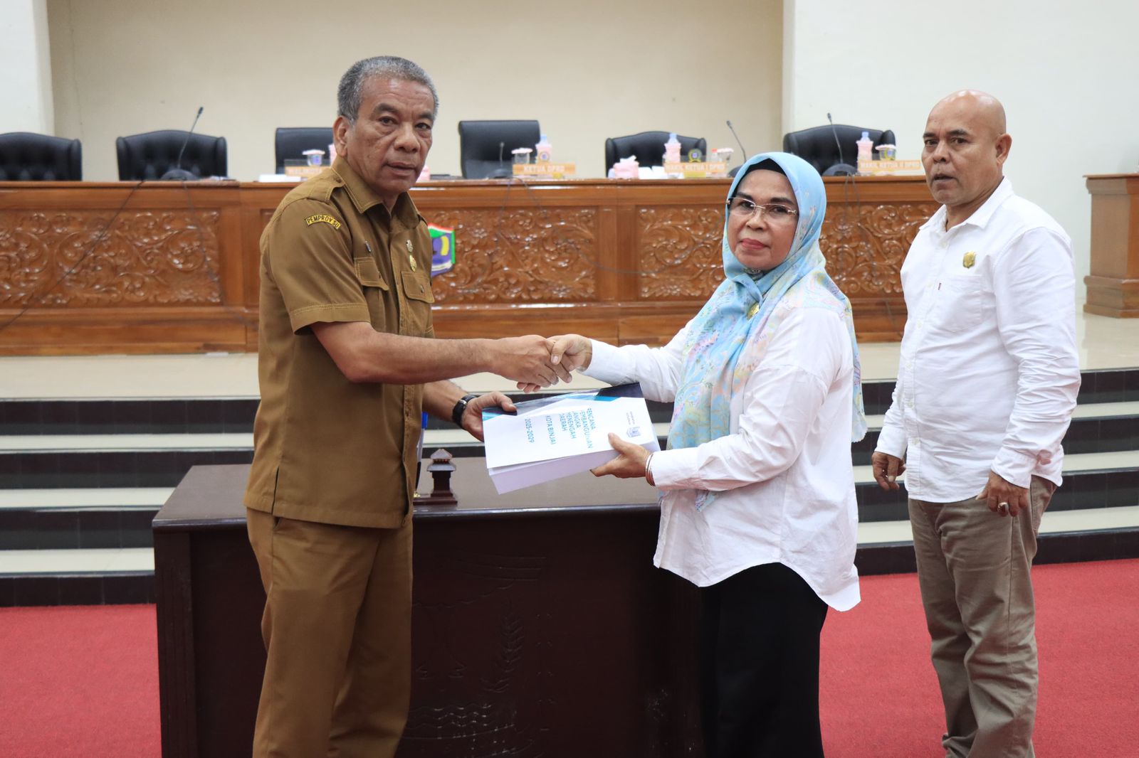 Sekdako Binjai Sampaikan Ranperda RPJMD 2025-2029 dalam Rapat Paripurna DPRD
