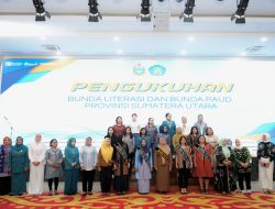Ketua TP PKK Kota Binjai Hadiri Gladi Resik Pengukuhan Bunda Literasi, Bunda PAUD, dan Pelantikan Pengurus Dekranasda Sumut