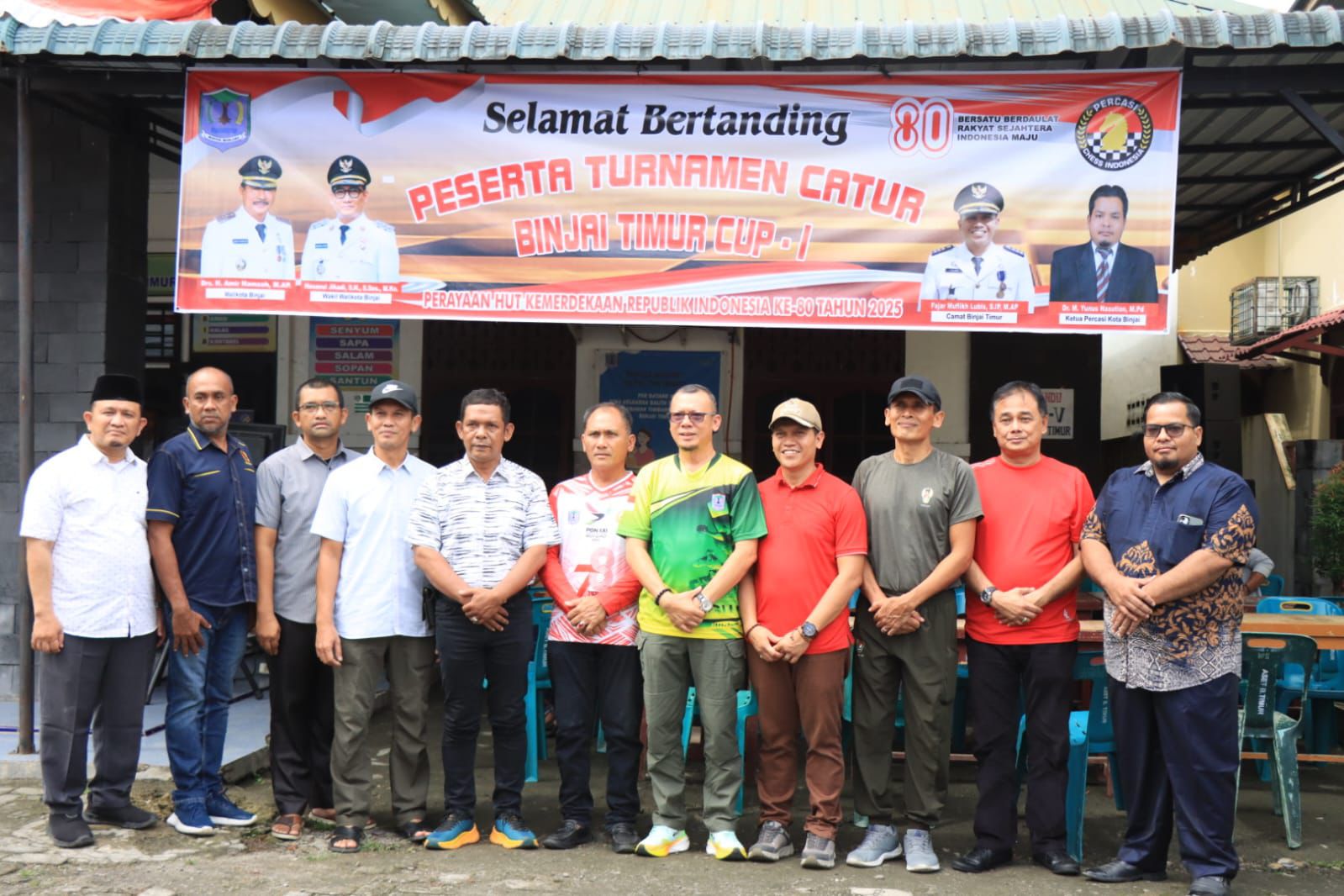 Turnamen Catur Non Master Senior dan Junior Binjai Timur Cup I Resmi Dibuka