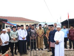 Peletakan Batu Pertama Masjid Nur-Ikhlas, Wali Kota Harapkan Jadi Pusat Pembinaan Umat
