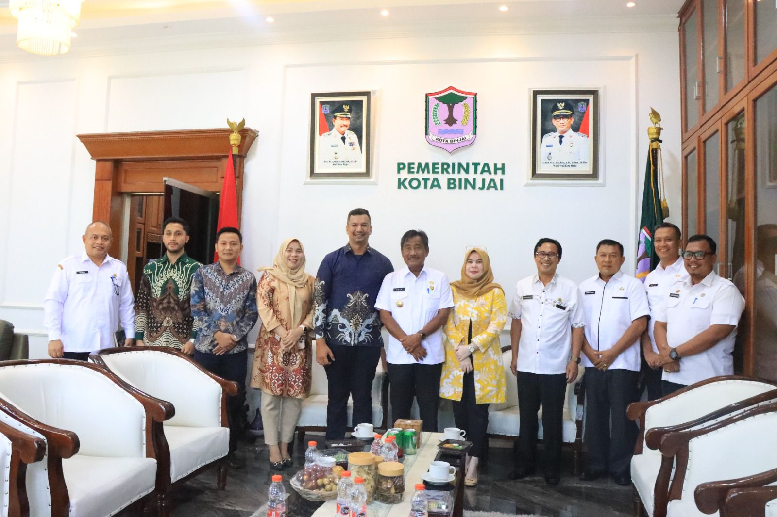 Wali Kota Binjai Menerima Audiensi Dari Perwakilan Universitas Prima Indonesia