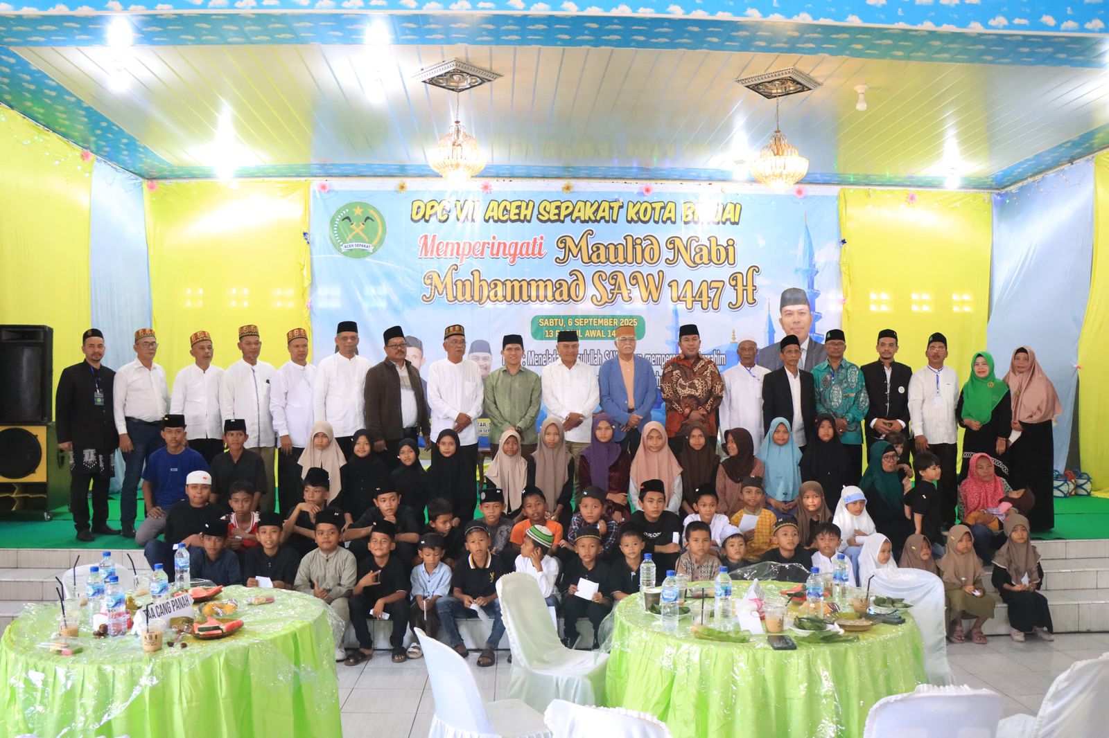 Maulid Nabi Muhammad SAW 1447 H, Pemko Binjai Apresiasi Peran DPC Aceh Sepakat dalam Membangun Kerukunan