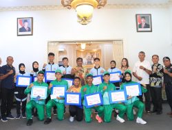 Pemko Binjai Sambut Atlet Berprestasi PON dan Lepas Atlet POPNAS 2025