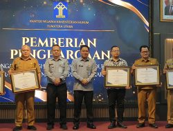 Pemko Binjai Raih Empat Penghargaan di Bidang Hukum dari Kementerian Hukum Wilayah Sumut